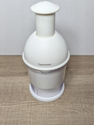 Tupperware The Chopper Machine White 9'' Tall Vegetable Chopper
