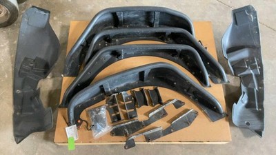 Jeep JK Wrangler Steel Poison Spyder Front and Rear Flat Fender Flares 2007-2017