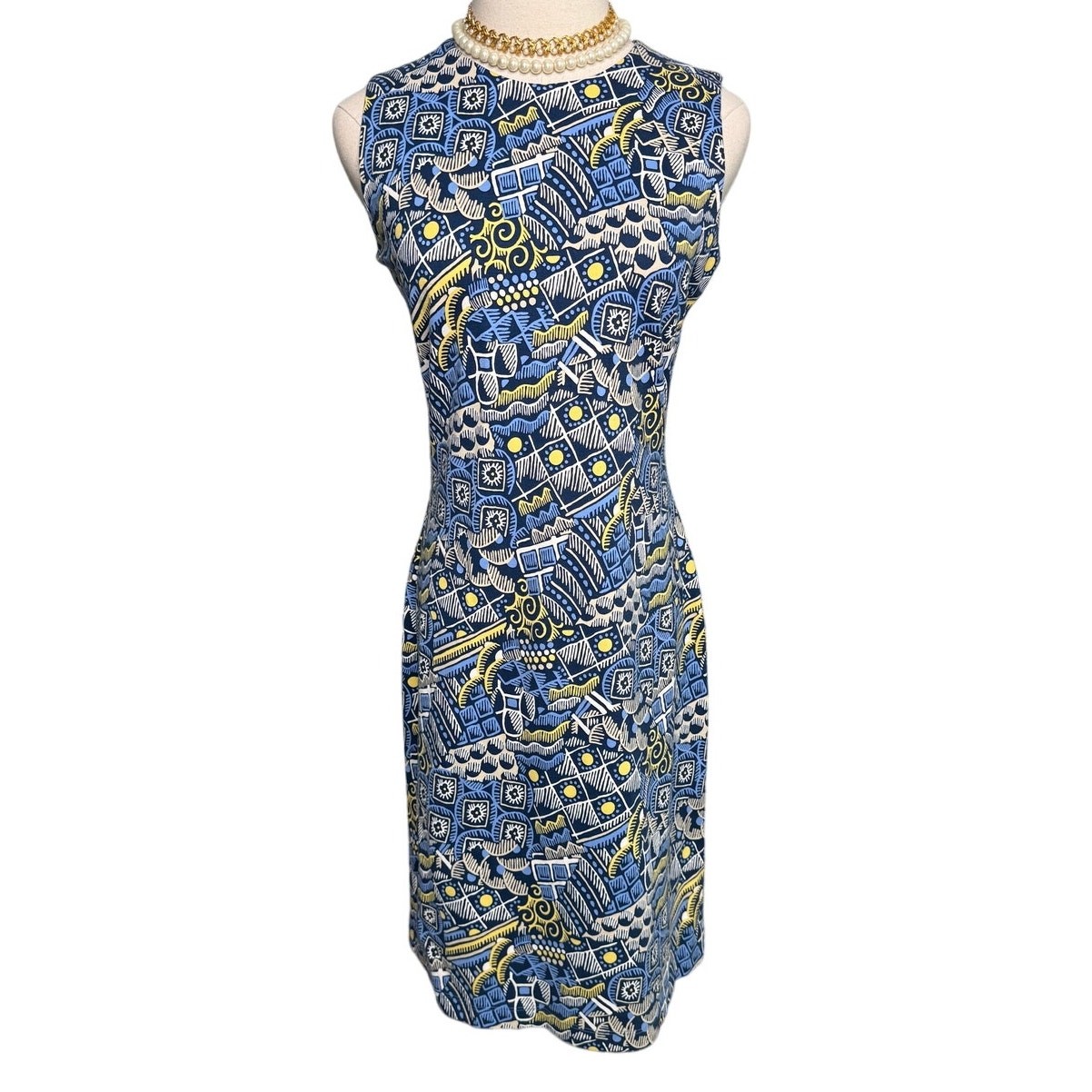 J. McLaughlin Talavera Devon patterned sheath dre… - image 9