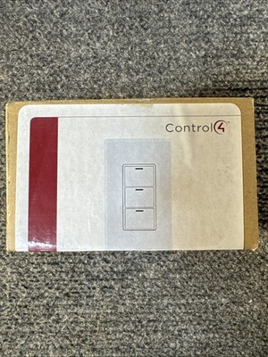 Control4 Wireless 3-Button Keypad C4-KP3-Z-WH White