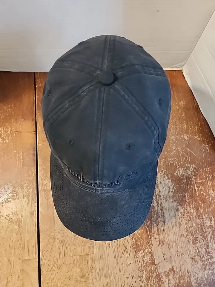 TIMBERLAND - Gorra de béisbol para hombre con logotipo bordado correa de cuero OSFM USADA EN EXCELENTE ESTADO  Foto 2 de 4