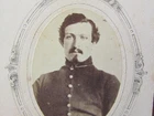 Massachusetts Civil War soldier & wife cdv photographs