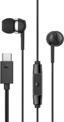 In Ear Headphones Sennheiser CX 80U Smart Remote Black In-Line One-Button