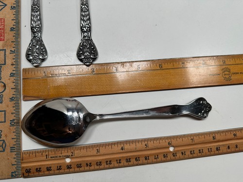 Versailles by MSI Japan Stainless Table Serving Spoons Flatware NOS Box Vintage - Picture 11 of 24