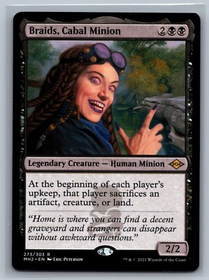 Magic The Gathering Modern Horizons 2 Braids, Cabal Minion #273/303 MTG TCG CCG