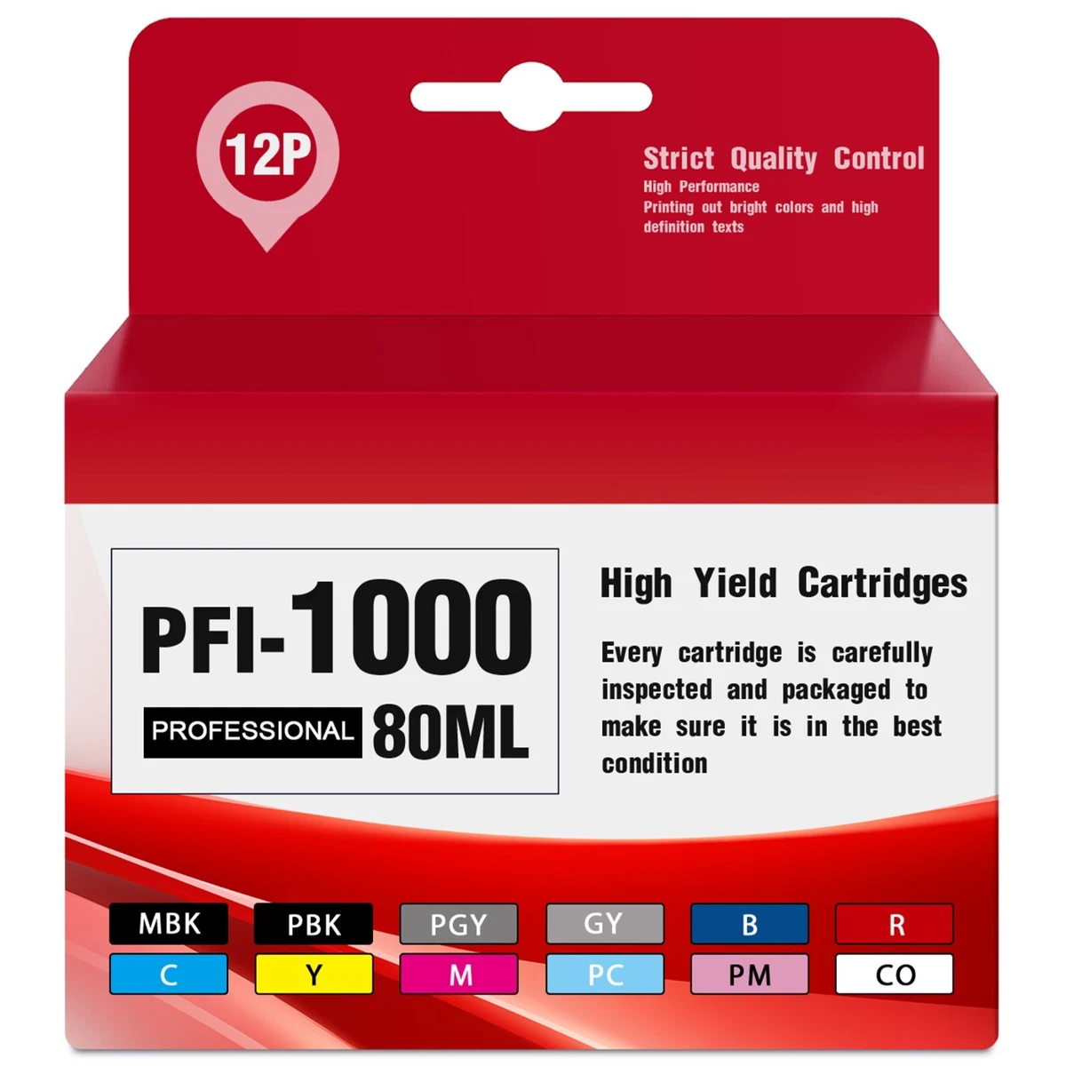 【期限切れ】純正品Canon PRO1000用　PFI-1000 インク19個 Canon PRO-1000 PFI-1000 期限切れインクまとめ売り