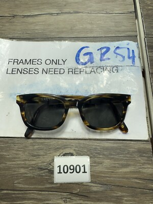 #ad Rare Authentic Salt BRIGGS Smktort 49mm Tortoise Rare Frames Glasses Japan $145.54