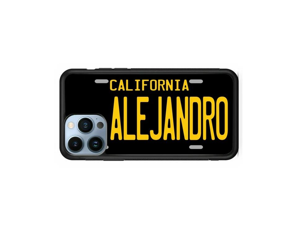  FUNDA PARA TELÉFONO DISEÑO CELULAR PLACA CALIFORNIA / CALIFORNIA PLACA BUMPER Foto 4 de 4