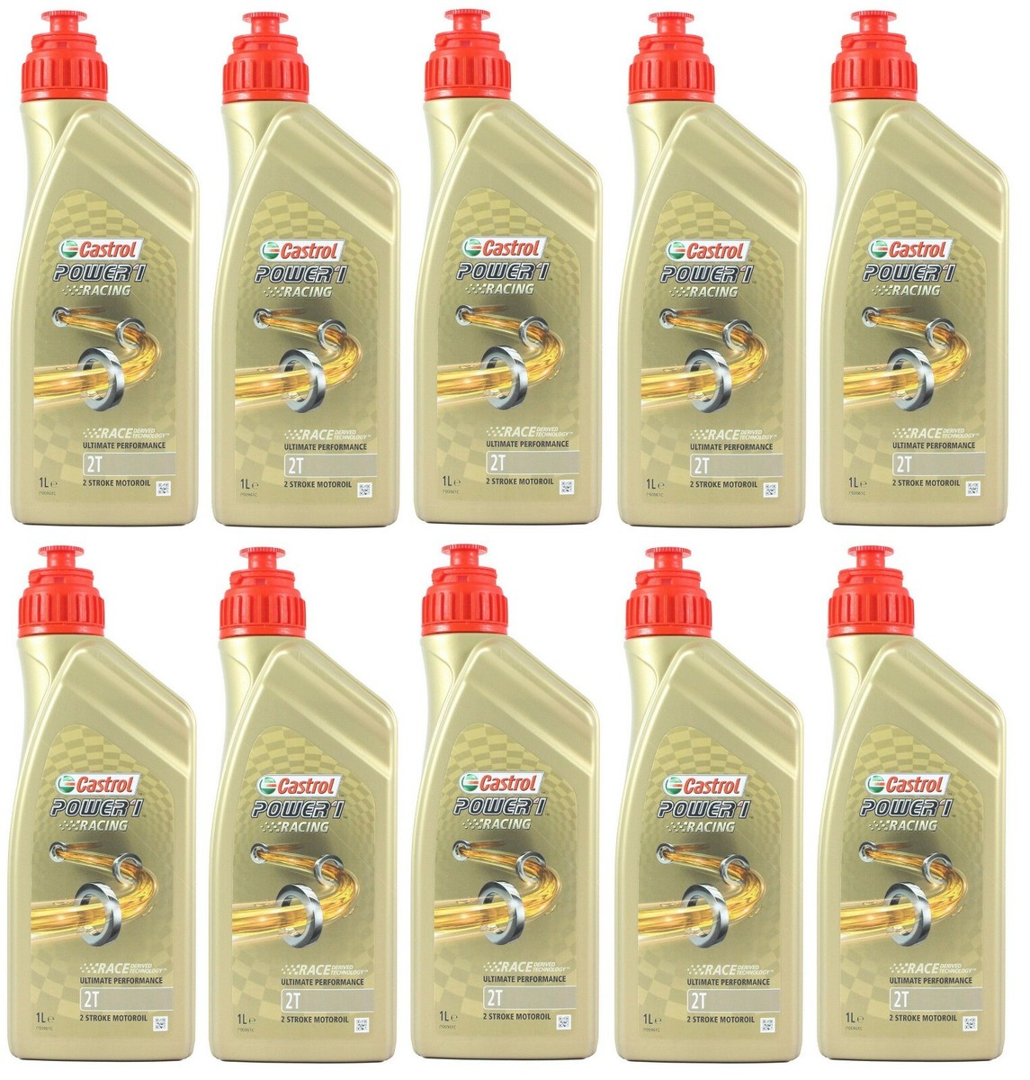 【未開封】カストロール POWER1 RACING 2T 10本 Castrol Power 1 Racing 2T Fully Synthetic 2 Stroke Engine Oil | eBay