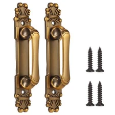 2Pcs European Antique Door Handles Zinc Alloy Door HandleZinc Alloy Door Pull...