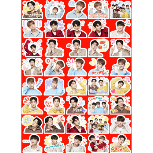 Kpop IKON Funny Expression Sticker for Mobile Luggage DIY Decorative Stickers - Picture 1 of 5