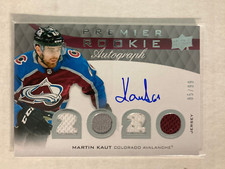 2020-21 UD Premier Rookie Jersey Autograph #PRA-MK Martin Kaut RC /99  H2R1A