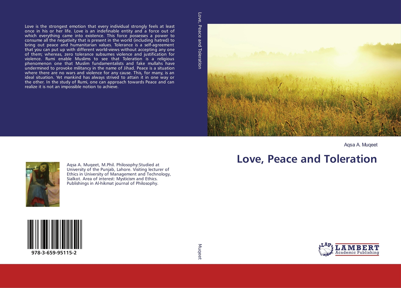 Thumbnail - Aqsa A. Muqeet | Love, Peace And Toleration | Taschenbuch | Englisch