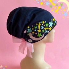 Surgical Scrub Hat for Women - Embroidered little stars