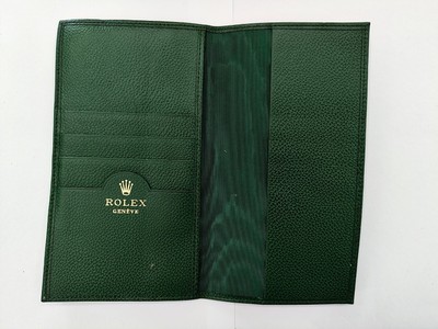 Genuine Vintage Rolex Check Notebook Note Wallet Card Holder