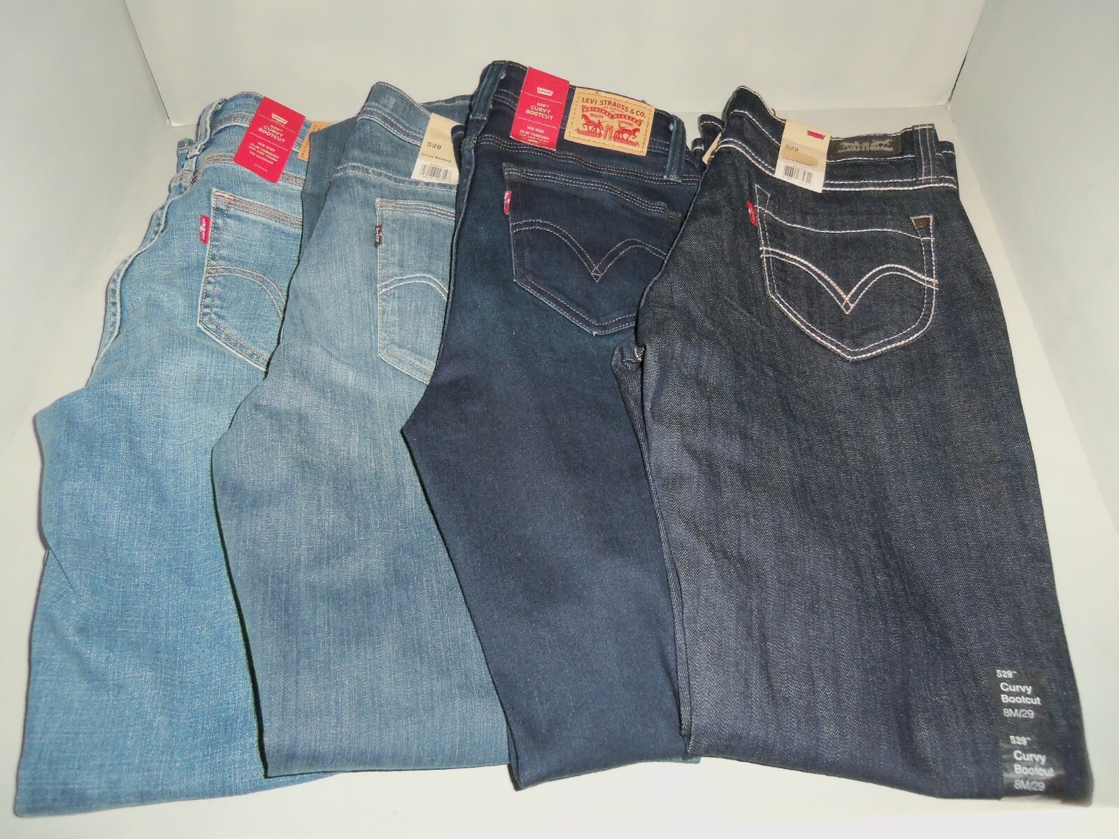 Women's Levi's 529 Curvy Bootcut Jeans Colors!! Sizes!! New with Tags NWT |  eBay