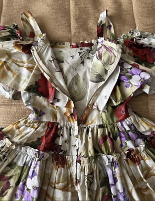 DOLCE & GABBANA FLORAL OFF SHOULDER DRESS | eBay