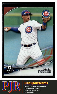 2016 Bowman Platinum #TP-GT Gleyber Torres Cubs *Bad Top Edge  Top Prospects
