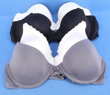 Maidenform Underwire Lined Demi T-shirt Bra Bundle Lot Size 34B C7960