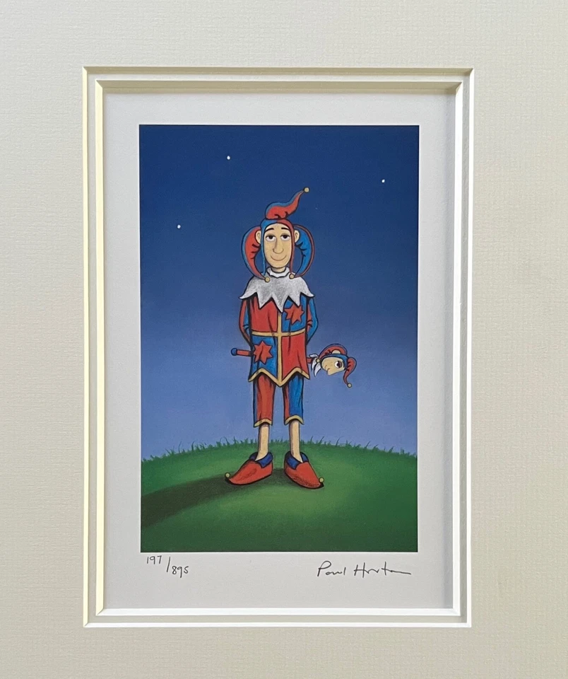 Arte mate giclee edición limitada firmado a mano Paul Horton EL BUFÓN Foto 3 de 4