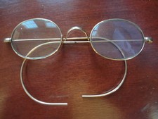 EyeGlasses 10 WO Co 12 Gold Spectacles Oval Frames Vintage