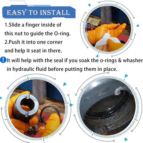 Floor Jack Seal Repair Kit for Lincoln Walker Model 93642 All Series B C E 2 Ton - Picture 6 of 11