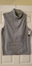 NWT  Men Polar Fleece Zip up Vest 3012 Size Medium