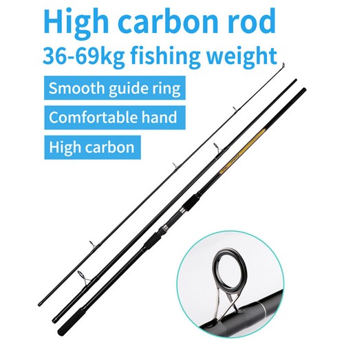 Surf Spinning Rod 11ft 12ft 13ft 60-150lb Saltwater Offshore Travel Carbon Rod - Picture 13 of 14