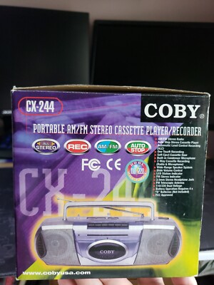 Coby CX244 Radio/Cassette Boombox for sale online | eBay