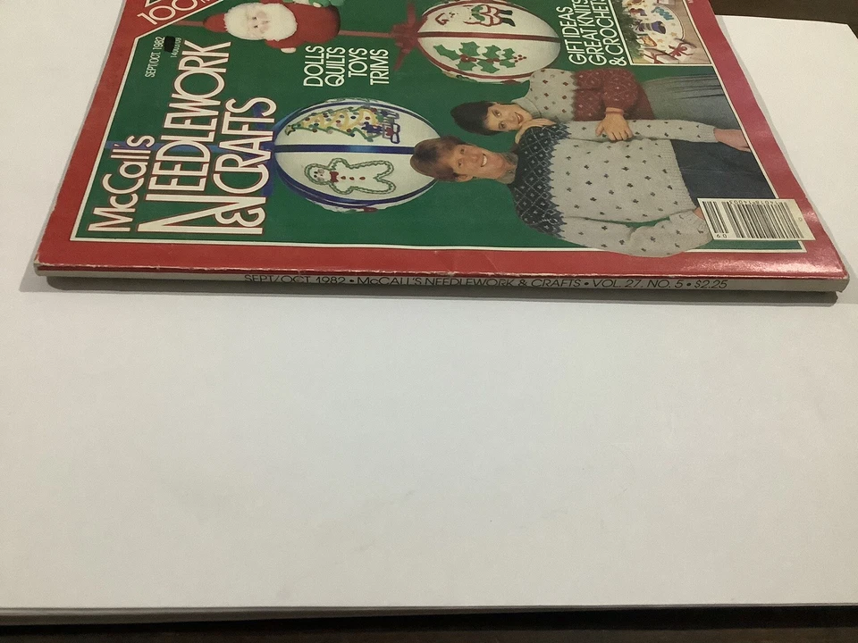Vintage McCall's Needlework & Crafts Rare Christmas Magazine Sept/ Oct 1982 - Image 3 of 4