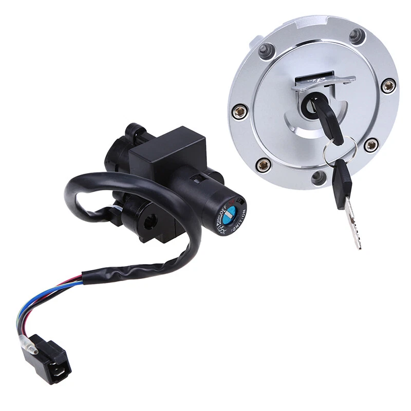 Interruptor de encendido para motocicleta tapa de gas cubierta bloqueo de asiento llave apta para Honda CBR600 1995-98 Foto 3 de 4
