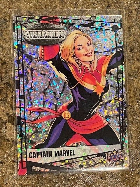 2015 Marvel Vibranium Raw Insert #02 #2 CAPTAIN MARVEL Combo Shipping😍*