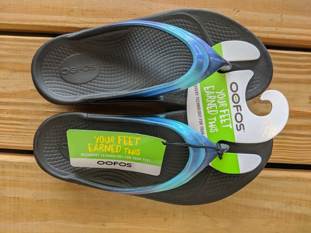 OOFOS OOlala Latte Thongs - Size US M5 W7 for sale online | eBay
