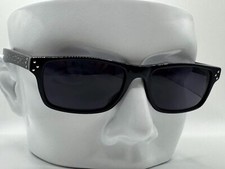 Vintage Y2K Eyeglasses NOS Traditional Square Plastic Style Black Frame