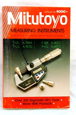 2002 Mitutoyo Measuring Instruments #9000 Catalog  6446