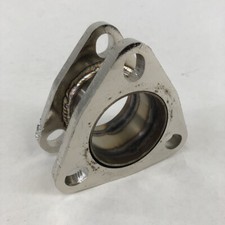 2.25 3 Bolt Flange Catback Exhaust Muffler Pipe Extension Flange Steel Adapter