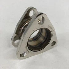 2.25" 3 Bolt Flange Catback Exhaust Muffler Pipe Extension Flange Steel Adapter
