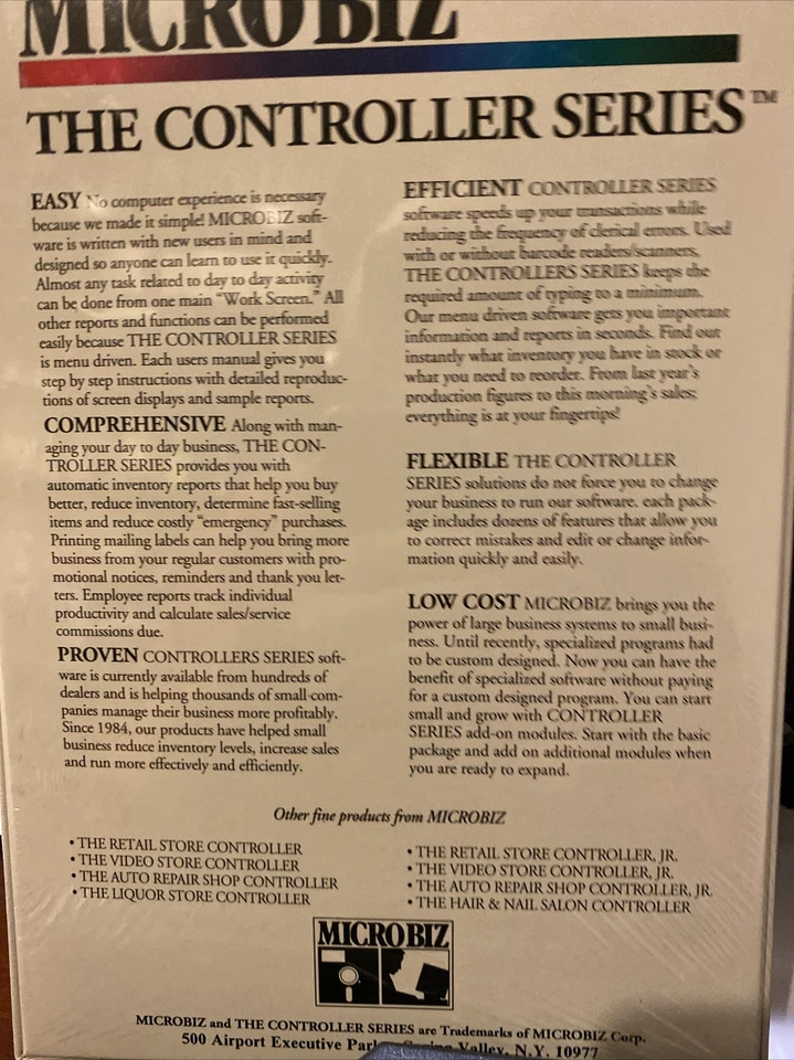 Sealed Shrink Wrapped Brand New MicroBiz The Retail Store Controller. NFR. - Image 3 of 4