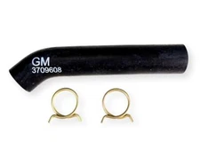 55 56 57 Chevy V-8 Upper Radiator Hose & Clamps 1955 1956 1957 Chevrolet