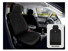 Universal Fit Car Seat Cover Black Fits Most Bucket Seats With LED Screen