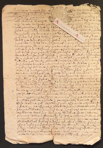 ● Manuscrit testament passé à Balsac (Aveyron) Généralité de MONTAUBAN
