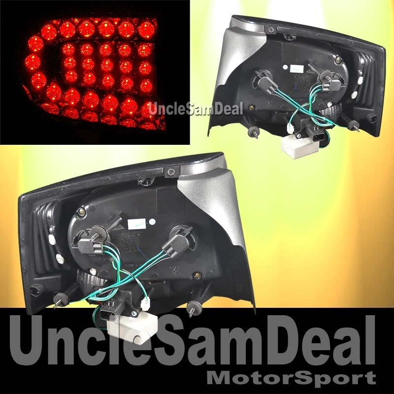 PARA CARGADOR DODGE LENTE TRANSPARENTE NEGRO ROJO LED LUCES TRASERAS PAR AJUSTE DIRECTO Foto 2 de 2