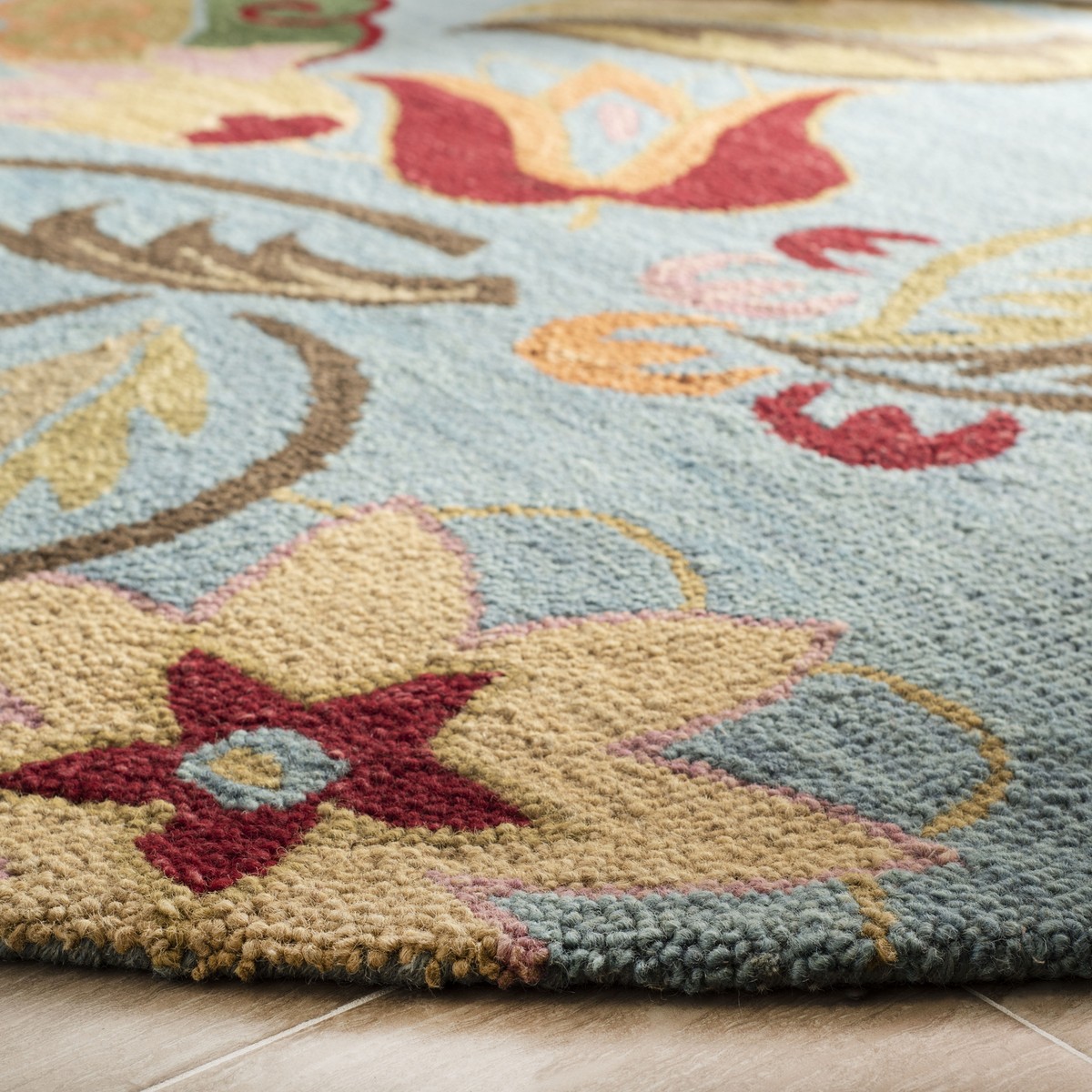 Safavieh Blossom BLUE / MULTI Area Rug BLM675A | eBay