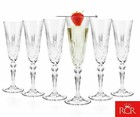 RCR 25600020006 Melodia Crystal Champagne Flutes, 160 ml, Set of 6 - Brand New 