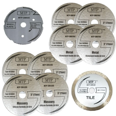 #ad 3quot; Wood Plastic Metal Masonry Cutting Wheel For Dremel SM510C Saw Max Rigid $24.95