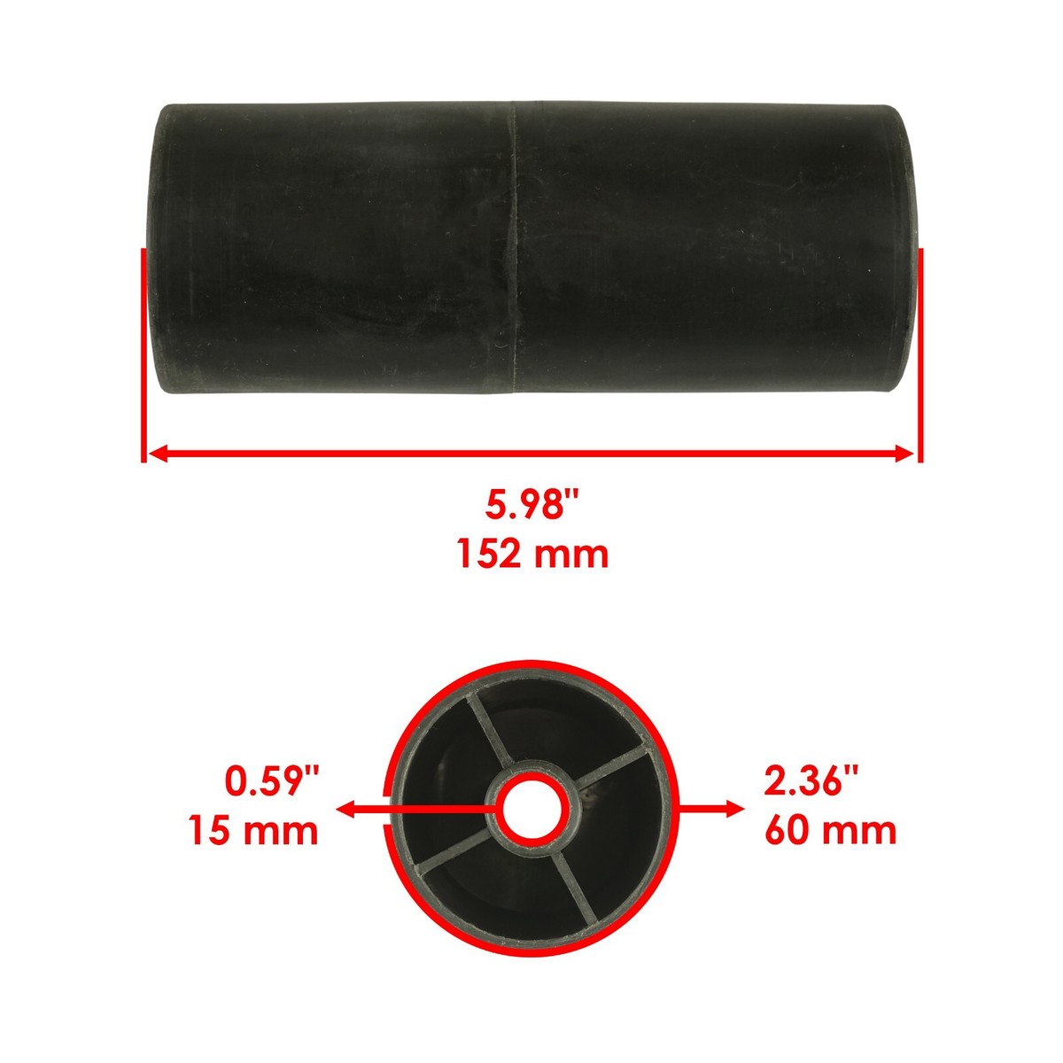 HAKATOP 711-3314 Deckrolle Für Cub Cadet Rasenmäher – Passend Für Viele MTD-Modelle