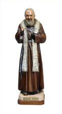 Statua di Padre Pio, resina, 30cm