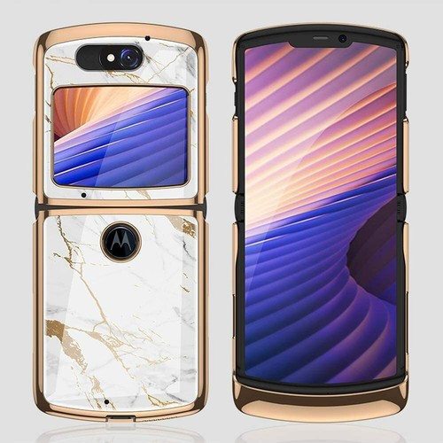 Motorola Razr 5G Case Luxury Tempered Glass Shockproof COVER &Thin PlatingFinish - Picture 10 of 13
