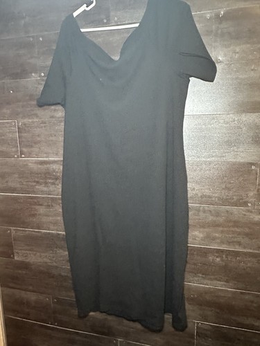 Universal Thread Midi Vestido Negro Fit & Acampanado Mujer Talla XXL Manga Corta - Imagen 4 de 4