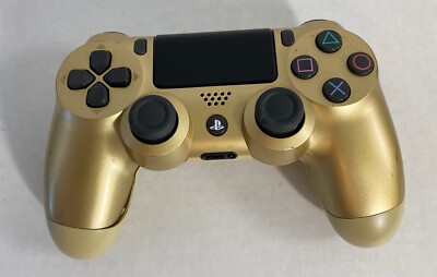 Sony Playstation PS4 Wireless Gold Controller (Has Stickdrift)
